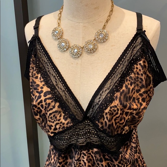 Pink Leopard Cami Size 3X - Picture 2 of 5